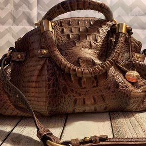 Brahmin croc handbag